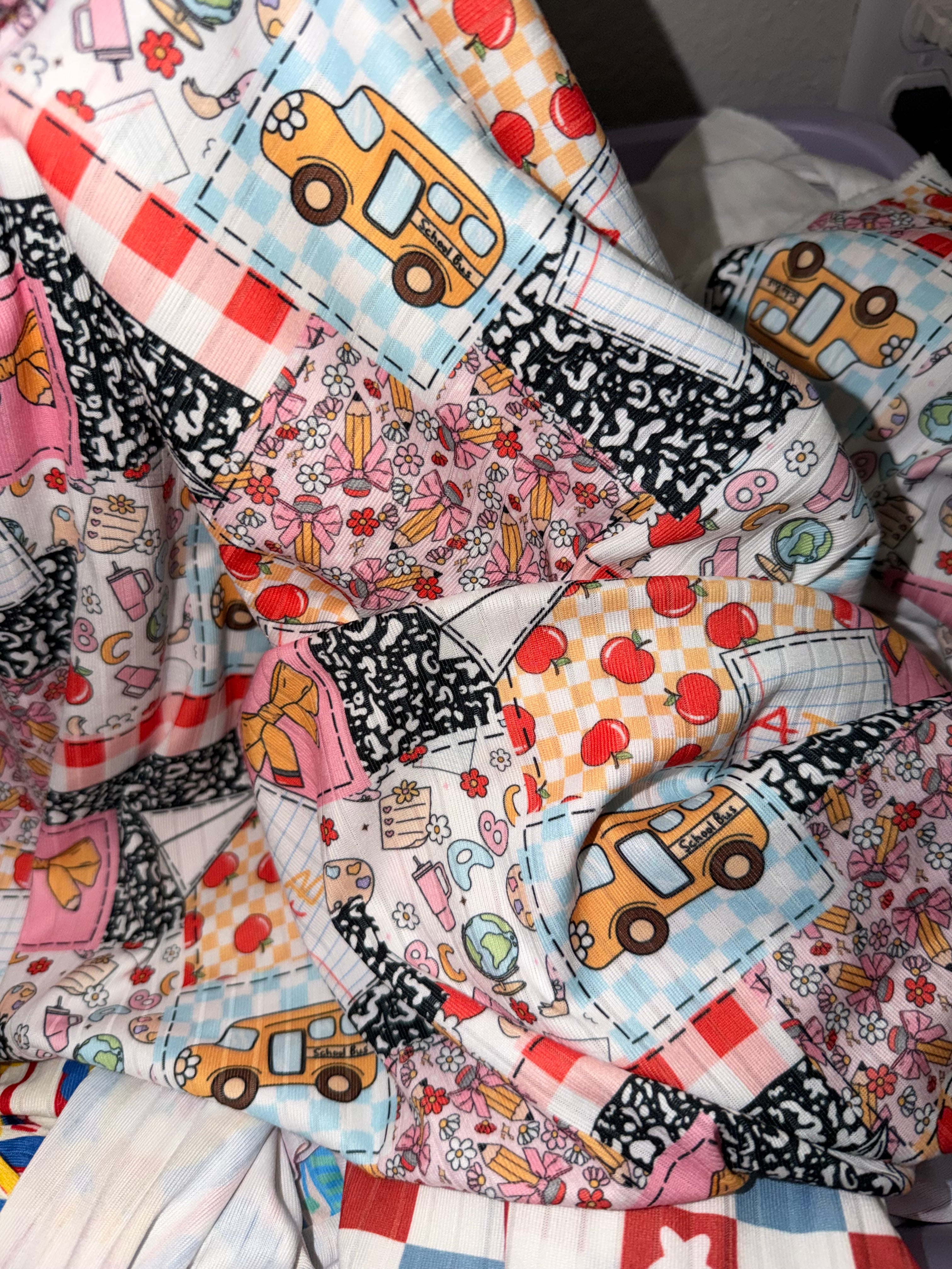 4t short sleeve peplum/bikers